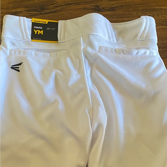 Easton Youth Rival + Knicker White Baseball Pants Size Youth Medium 25”-27” - Picture 2 of 4